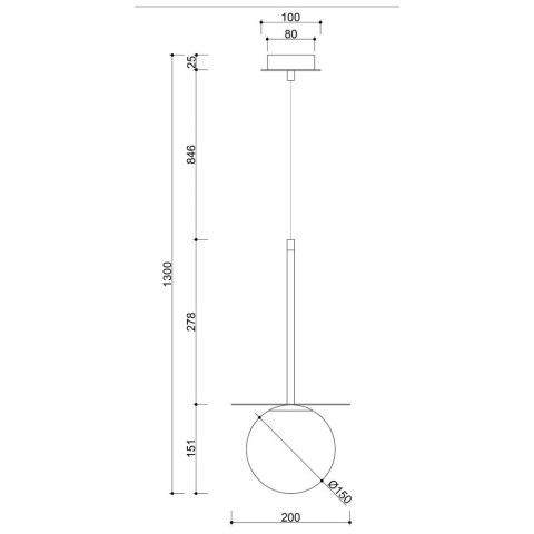 Lampa wisząca BORRA B biała łazienkowa do salonu, jadalni lub nad stół