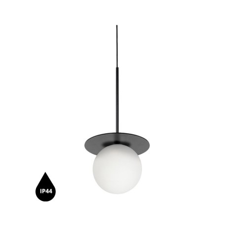 Lampa wisząca BORRA B czarna łazienkowa do salonu, jadalni lub nad stół