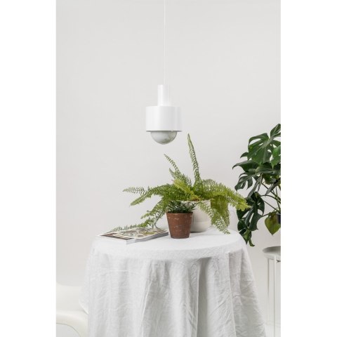 Lampa wisząca ENKEL 1 biała do salonu, jadalni lub nad stół