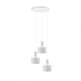 Lampa wisząca ENKEL 3P biała potrójna do salonu, jadalni lub nad stół