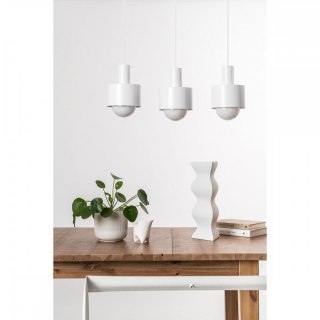 Lampa wisząca ENKEL 3P biała potrójna do salonu, jadalni lub nad stół