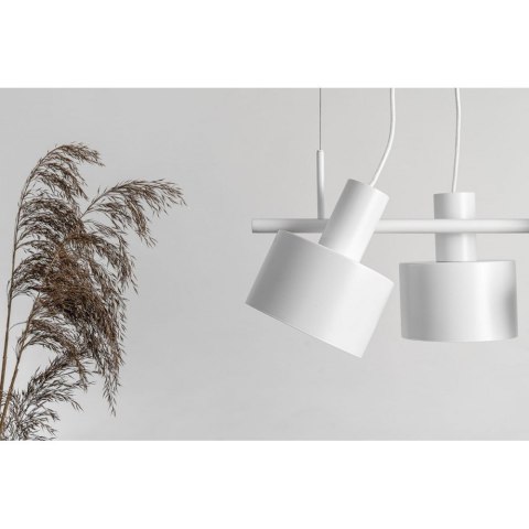 Lampa wisząca ENKEL 4 biała czteropunktowa do salonu, jadalni lub nad stół