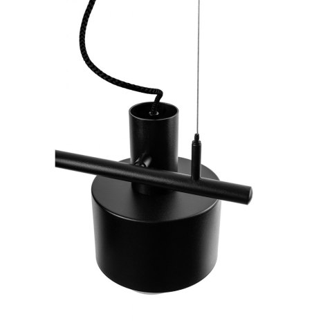 Lampa wisząca ENKEL 4 czarna czteropunktowa do salonu, jadalni lub nad stół