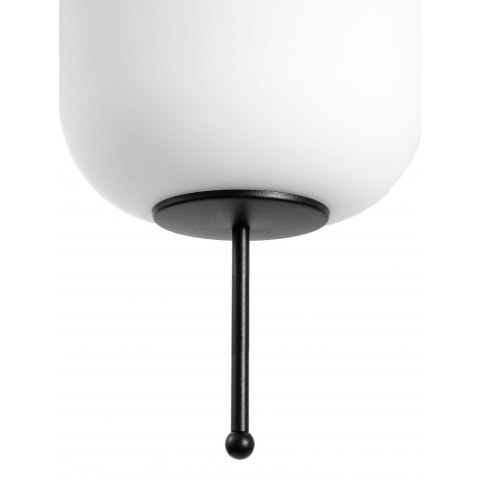 Lampa wisząca EPLI B czarna do salonu, jadalni lub nad stół