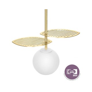 Lampa wisząca FYLLO A mosiądz szczotkowany do salonu, jadalni lub nad stół