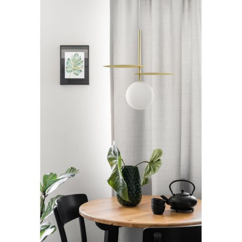 Lampa wisząca FYLLO A mosiądz szczotkowany do salonu, jadalni lub nad stół