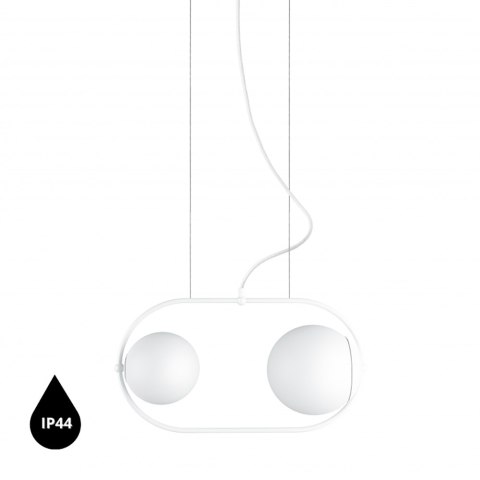 Lampa wisząca KOBAN A biała łazienkowa do salonu, jadalni  