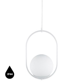 Lampa wisząca KOBAN B biała łazienkowa do salonu, jadalni  