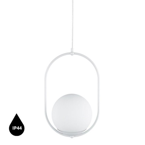 Lampa wisząca KOBAN B biała łazienkowa do salonu, jadalni  