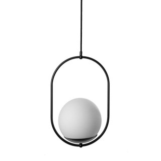 Lampa wisząca KOBAN B czarna do salonu, jadalni  