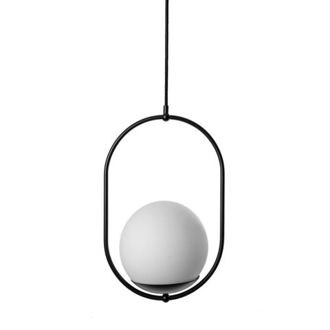 Lampa wisząca KOBAN B czarna do salonu, jadalni  