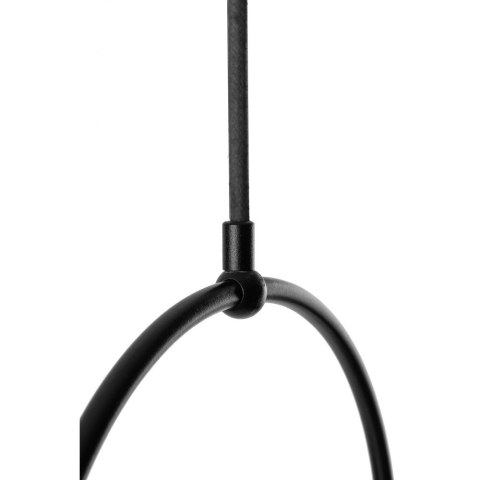 Lampa wisząca KOBAN B czarna łazienkowa do salonu, jadalni  