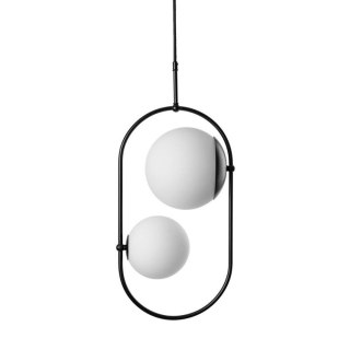 Lampa wisząca KOBAN C czarna do salonu, jadalni  