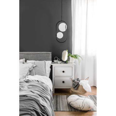 Lampa wisząca KOBAN C czarna do salonu, jadalni  