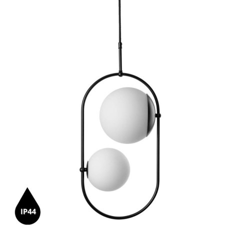 Lampa wisząca KOBAN C czarna łazienkowa do salonu, jadalni  
