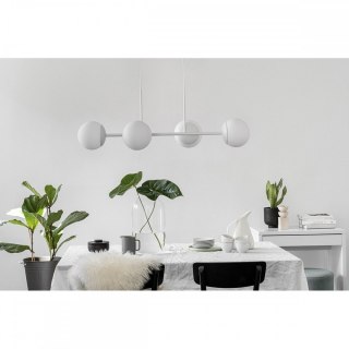 Lampa wisząca KOP E biała do salonu, jadalni  