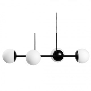 Lampa wisząca KOP E czarna do salonu, jadalni  