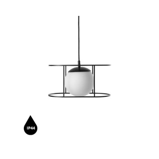 Lampa wisząca KUGLO B czarna łazienkowa do salonu, jadalni  