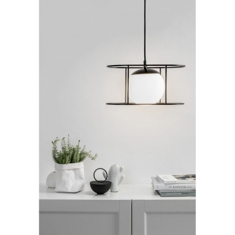 Lampa wisząca KUGLO B czarna łazienkowa do salonu, jadalni  