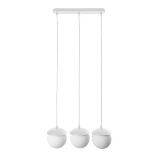 Lampa wisząca KUUL A biała potrójna do salonu, jadalni  
