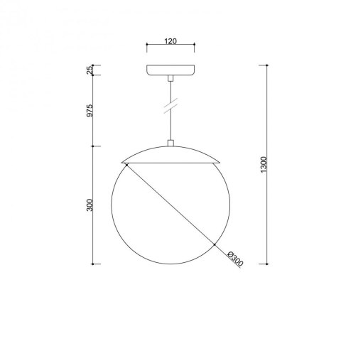 Lampa wisząca KUUL E burgundowa do salonu, jadalni  