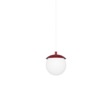 Lampa wisząca KUUL F burgundowa do salonu, jadalni  