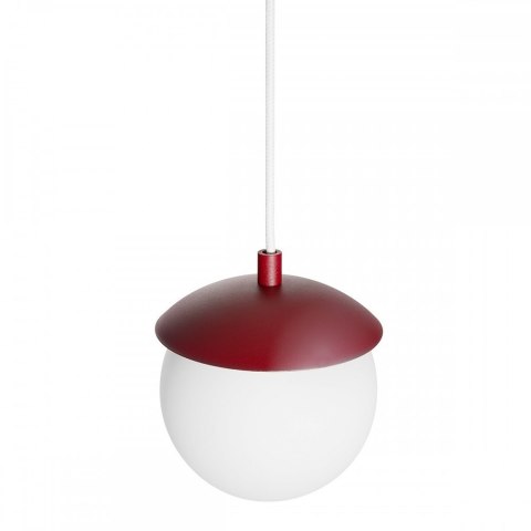 Lampa wisząca KUUL F burgundowa do salonu, jadalni  