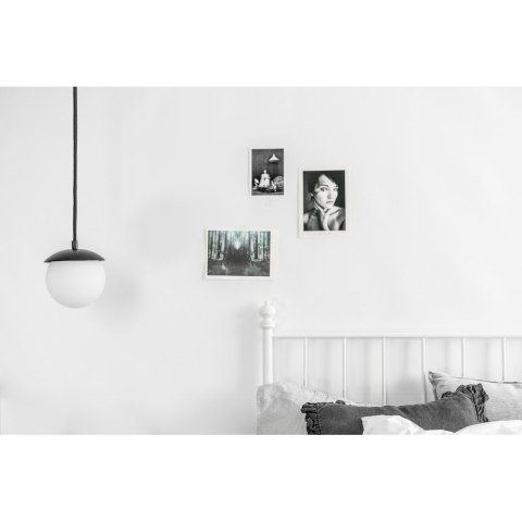 Lampa wisząca KUUL F czarna do salonu, jadalni  