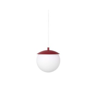 Lampa wisząca KUUL G burgundowa do salonu, jadalni  