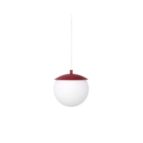 Lampa wisząca KUUL G burgundowa do salonu, jadalni  