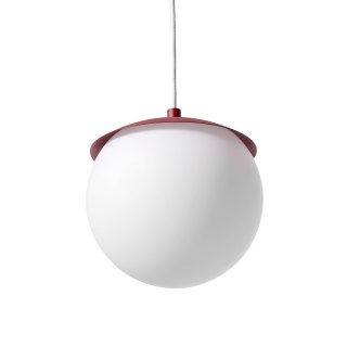 Lampa wisząca KUUL G burgundowa łazienkowa do salonu, jadalni  