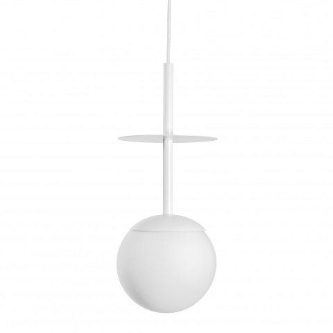 Lampa wisząca PLAAT A biała do salonu, jadalni  
