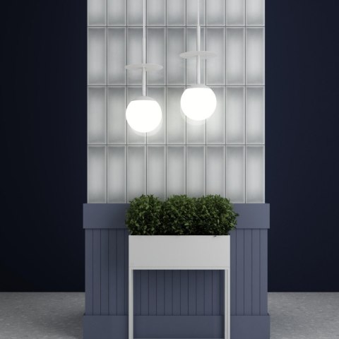 Lampa wisząca PLAAT A biała do salonu, jadalni  