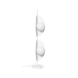 Lampa podłogowa SALLO F biała do salonu, sypialni lub strefy wypoczynkowej
