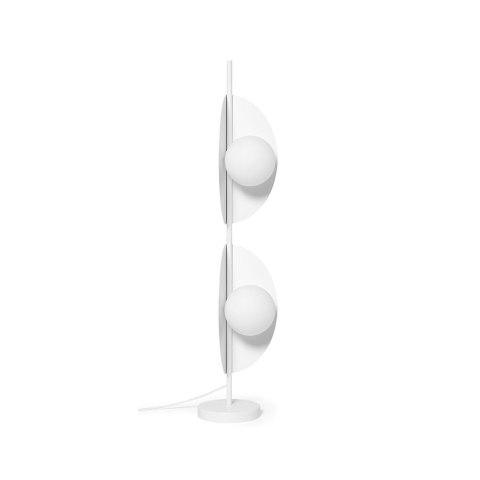 Lampa podłogowa SALLO F biała do salonu, sypialni lub strefy wypoczynkowej