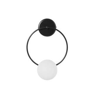 Lampa ścienna FUPPU B czarna do salonu, korytarza lub sypialni