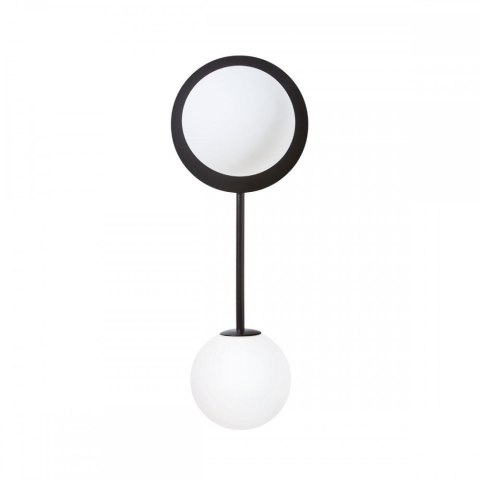 Lampa ścienna FURIKO A czarna do salonu, korytarza lub sypialni
