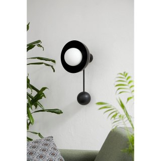 Lampa ścienna KELLO C czarna do salonu, korytarza lub sypialni