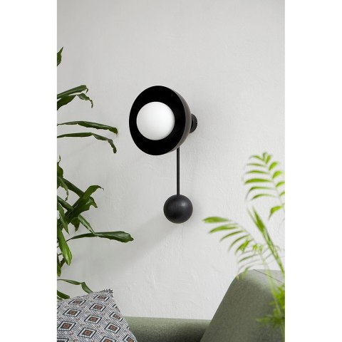 Lampa ścienna KELLO C czarna do salonu, korytarza lub sypialni