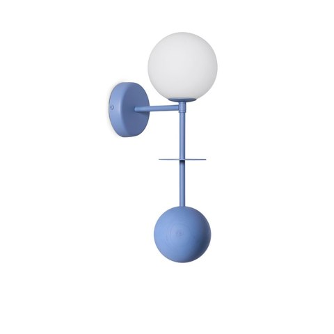 Lampa ścienna OIO B niebieska do salonu, korytarza lub sypialni