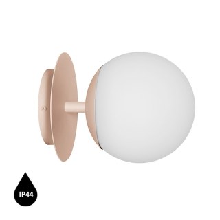 Lampa ścienna PLAAT C beżowa do łazienki, korytarza lub eleganckiej strefy przy lustrze