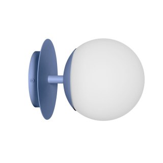 Lampa ścienna PLAAT C niebieska do salonu, korytarza lub sypialni