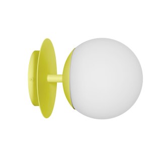 Lampa ścienna PLAAT C żółta do salonu, korytarza lub sypialni