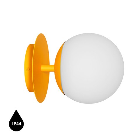 Lampa ścienna PLAAT C melonowa do łazienki, korytarza lub eleganckiej strefy przy lustrze