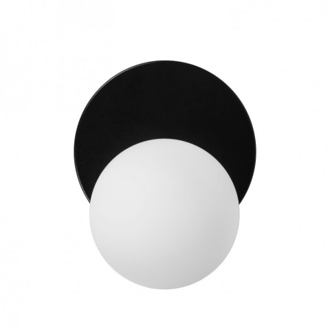 Lampa ścienna REFA A czarna do łazienki, korytarza lub eleganckiej strefy przy lustrze