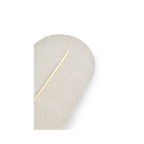 Lampa ścienna ROKKE STONE beżowa do salonu, korytarza lub sypialni