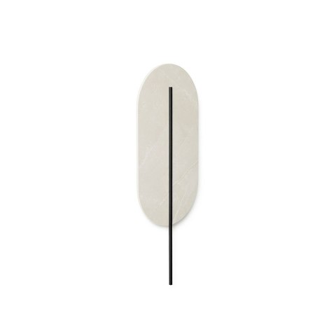 Lampa ścienna ROKKE STONE beżowa do salonu, korytarza lub sypialni