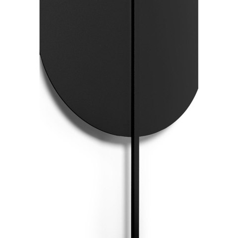 Lampa ścienna ROKKE czarna do salonu, korytarza lub sypialni