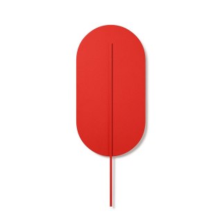 Lampa ścienna ROKKE czerwonopomarańczowa do salonu, korytarza lub sypialni