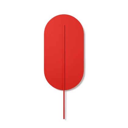 Lampa ścienna ROKKE czerwonopomarańczowa do salonu, korytarza lub sypialni